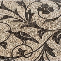 Esempio di mosaico a tralci vegetali