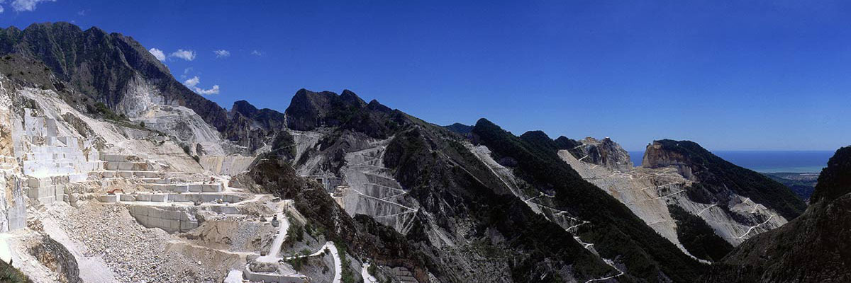 Il marmo delle Alpi Apuane